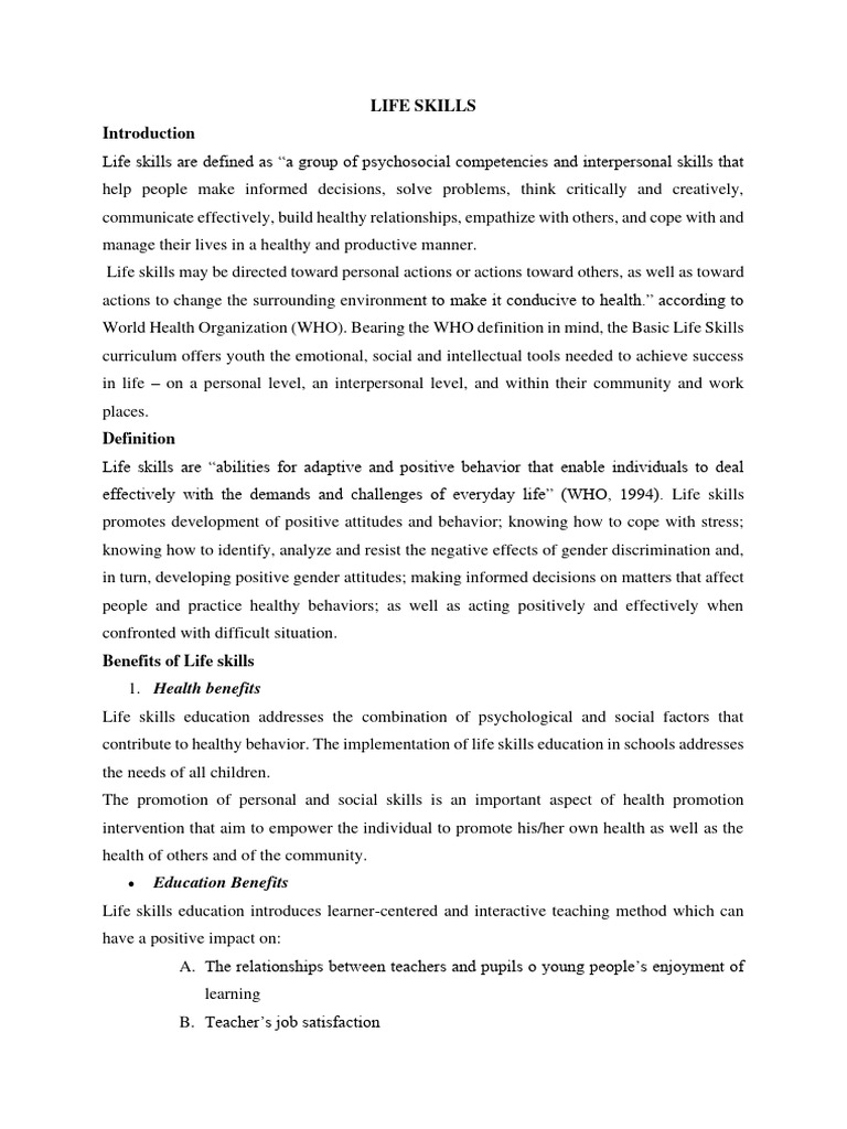 Life intelligence overview