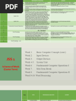 Lesson Note - JSS 1 - Second - Easter Term