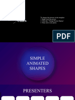 Simple Animated Shapes PPT by Gemo Edits