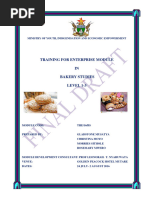 Tfe Module For Bakery Final Draft 1 August 2016