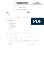 Practica 7 - Perfil Topografico