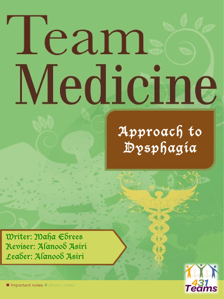 Approach To Dysphagia (1st Edition) | PDF | Esophagus ...