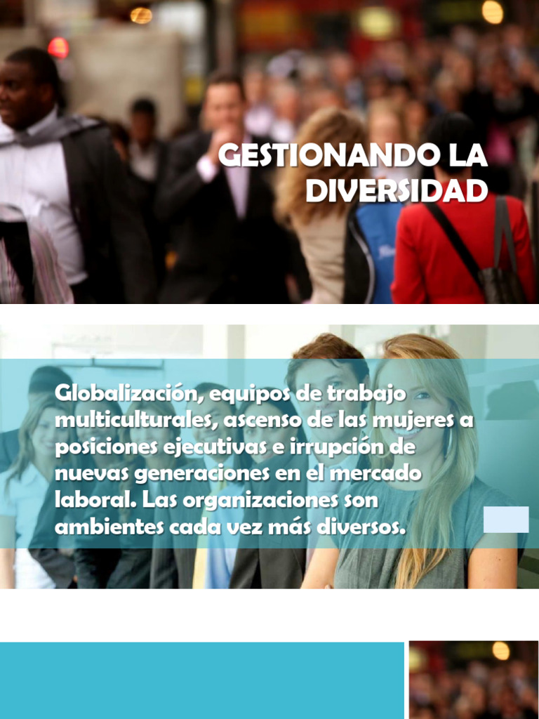 Gestión de la Diversidad Laboral | PDF | Masculinidad | Sociedad
