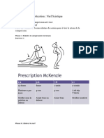 Programme de Rééducation - N.sciatique