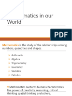 GNED 03 Mathematics in Our World