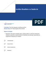 O Ordenamento Jurídico Brasileiro e A Saúde Do