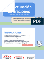 Estructuracion de Oraciones Quien Que Donde