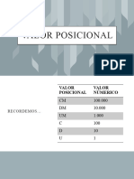 Valor Posicional 5°