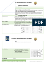 Actividades Permanentes 19 de Febrero Al 1 de Marzo