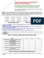 Activite 3 Les Mecanismes Evolutifs Partie B La Derive Genetique