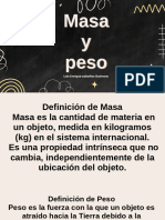 Masa y Peso