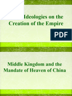 Asian Ideologies On The Creation of The Empire