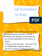 Cultural Evolution in Asia