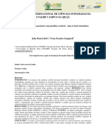 Controle Postural em Pacientes Com Paralisia Cerebral