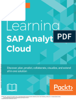 Learning SAP Analytics Cloud Start Making Better B... - (Cover)