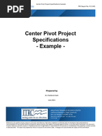 Center Pivot Design | PDF | Irrigation | Pump
