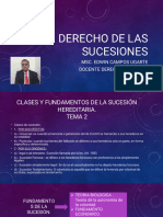 Derecho de Las Sucesiones