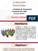 Presentación Trayecto Estatal de CAM Sesión 3