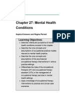 OT in Mental Health