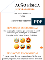 7º Ano Sensações Corporais