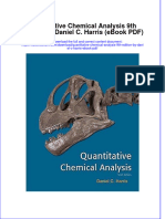 Full Download Ebook Quantitative Chemical Analysis 9Th Edition by Daniel C Harris Ebook PDF