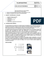 TAL 06. - Arranque de Motor Trifásico, Mediante Control de Nivel de Agua