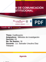 S3, Codificación