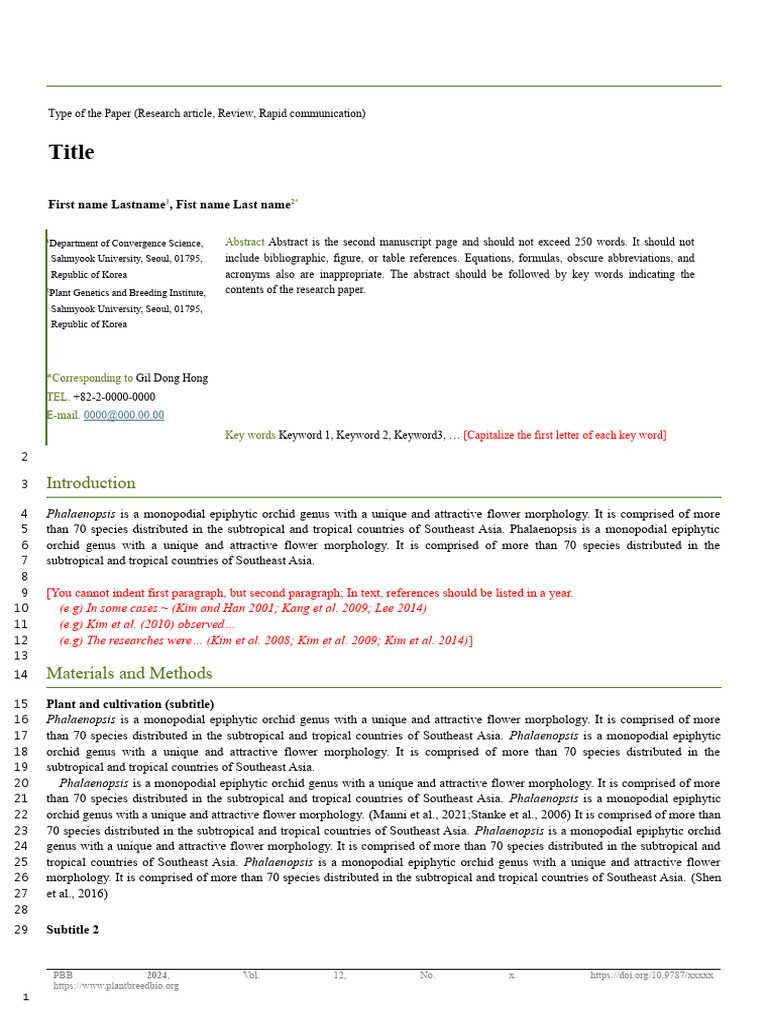 Phalaenopsis Orchid Genetics Study | PDF | Biology | Genetics