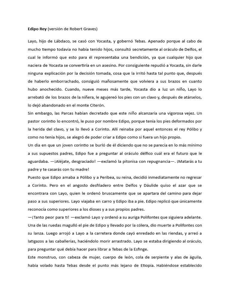 17.edipo Rey | PDF