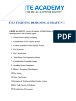 Fire Fighting Designing Course Content