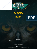 Aula 00 - o Texto Dissertativo-Argumentativo - EsPCEx 2024