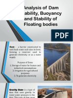 Analysis of Dam Stability