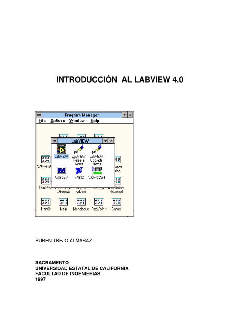 Manual lABvIEW | PDF | Poco | Matriz (Matemáticas)