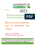 Livre Universite de Guerison 2023