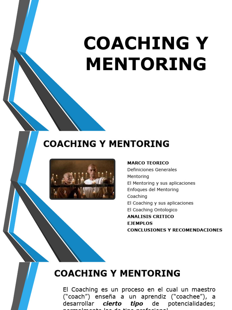 Coaching y Mentoring: Definiciones y Aplicaciones | PDF | Liderazgo