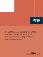CALVINO - Coleção de Areia