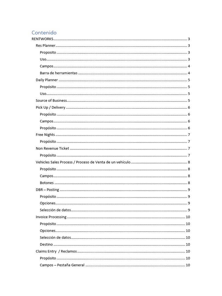 Rentworks Car Rental Overview | PDF