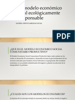 Un Modelo Económico Social Ecológicamente Irresponsable