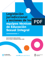 Legislación jurisdiccional equipos técnicos