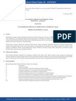 Surat Edaran Direktur Jenderal Pajak NOMOR SE - 43/PJ/2021 Tentang Standardisasi Identitas Direktorat Jenderal Pajak Direktur Jenderal Pajak