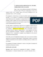 Diagnostico Del Sistema de Tratamiento de Agua Potable Corregimiento de Guatapuri