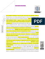 Acta de Requerimiento de SUBASTA VOLUNTARIA