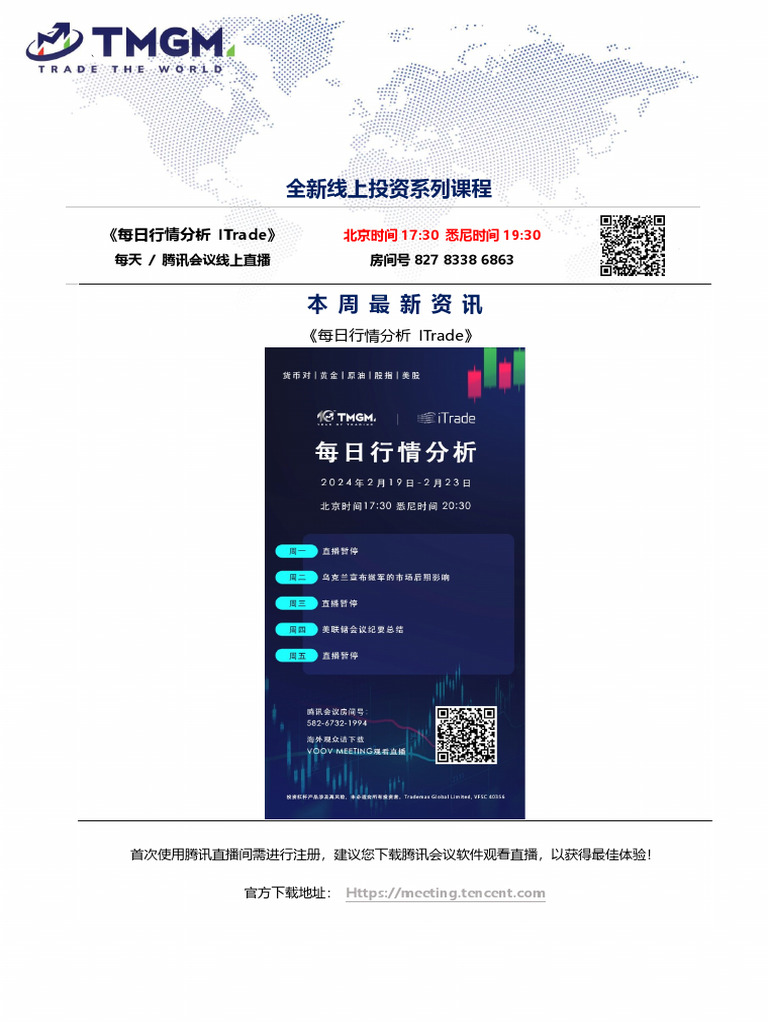 TMGM每日市场(2月19日) | PDF