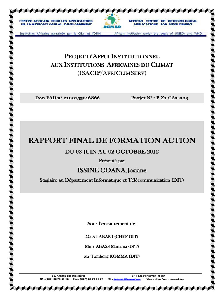 Rapport Final - Josy | PDF