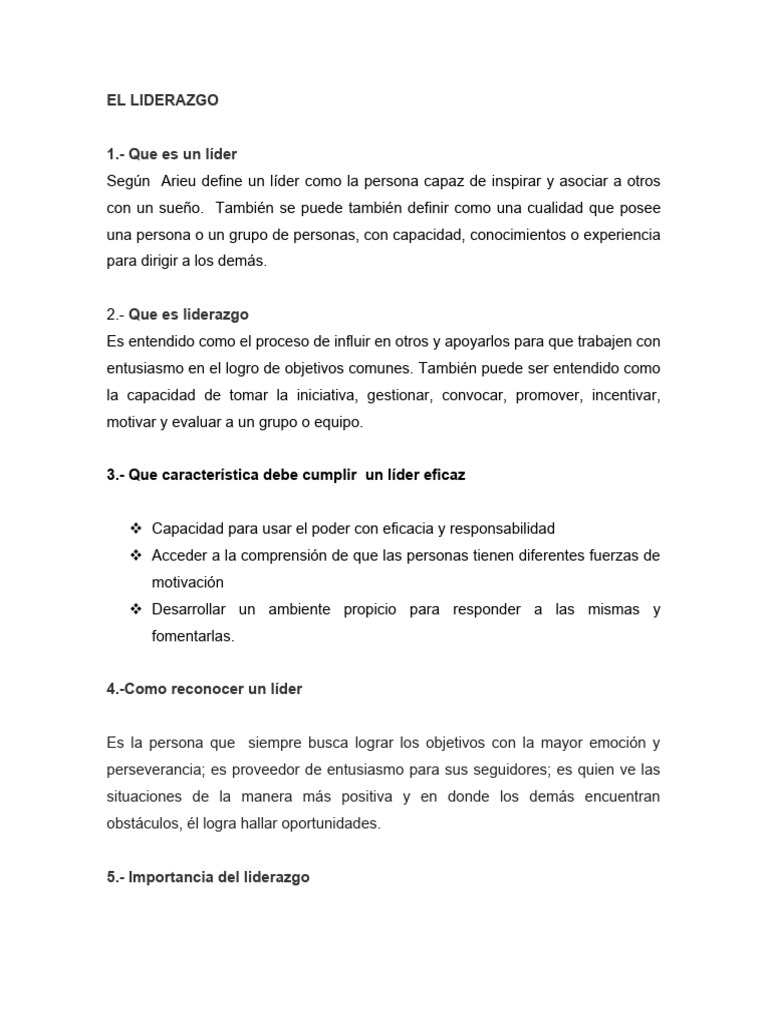 Conceptos Clave de Liderazgo y Coaching | PDF | Liderazgo | Ciencias ...