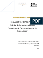 6tosem - Antología - Manual de Imparticion de Cursos de Capacitacion Presenciales