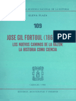Jose Gil Fortoul 1861 1943 E. Plaza BANH 109