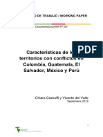 Características de Los Territorios Rural Es Con Conflictos en Colombia