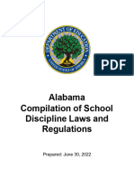 Alabama School Discipline Laws and Regulations
