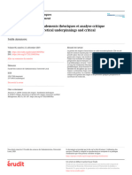 Gestion Des Risques: Fondements Théoriques Et Analyse Critique Risk Management: Theoretical Underpinnings and Critical Analysis